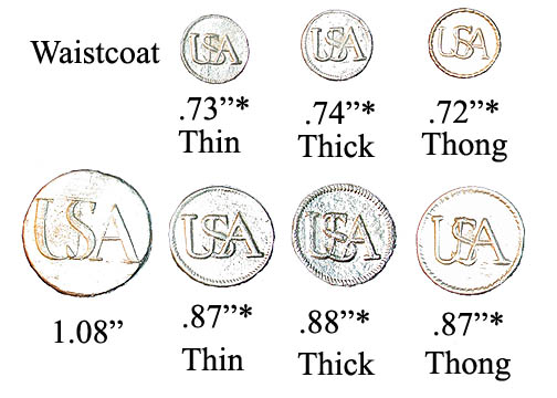 USA Continental Army 1777-1783 buttons